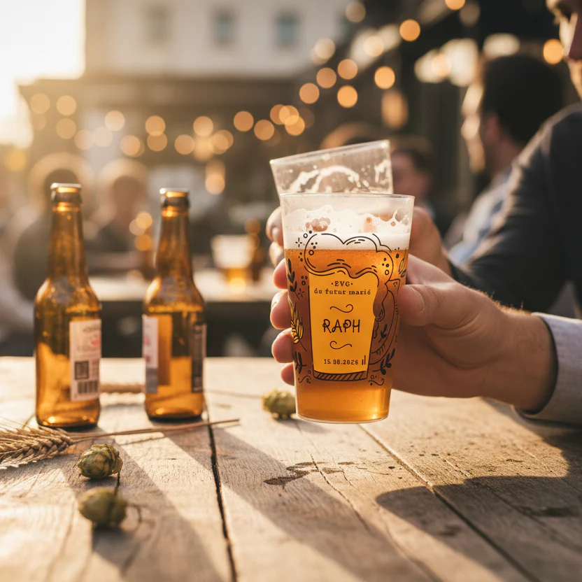 Gobelet personnalisé pour EVG Bière & Orge - Image 2