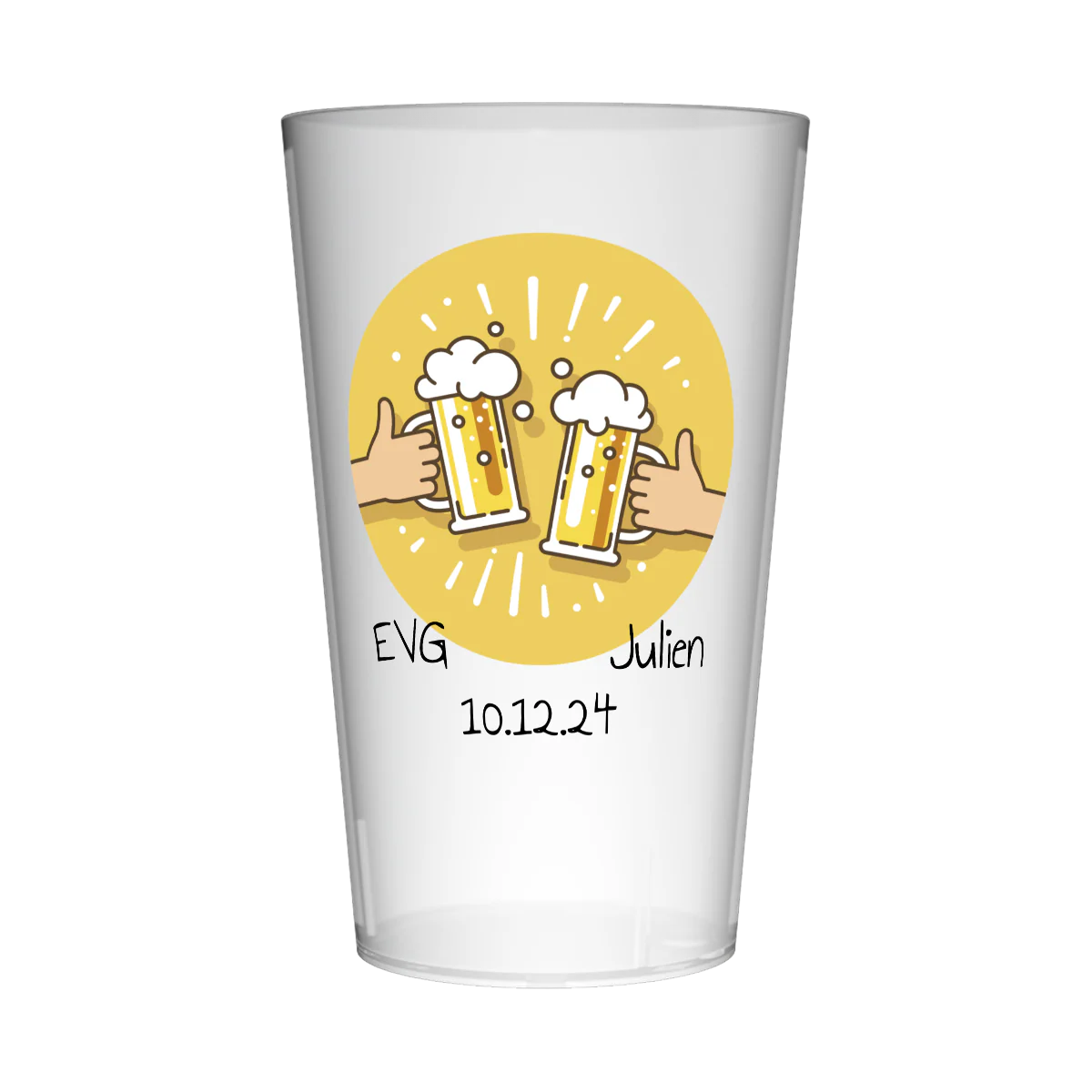 Gobelet personnalisé pour EVG Bières