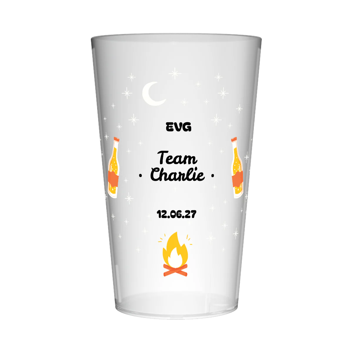 Gobelet personnalisé pour EVG Feu de Camp