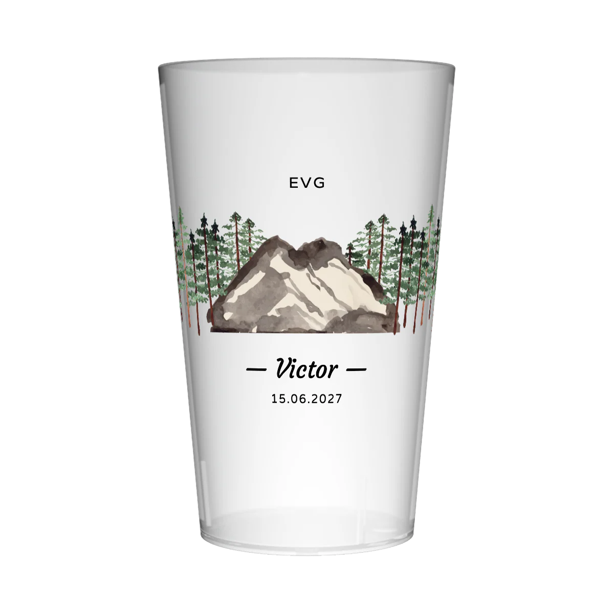 Gobelet personnalisé pour EVG Montagne