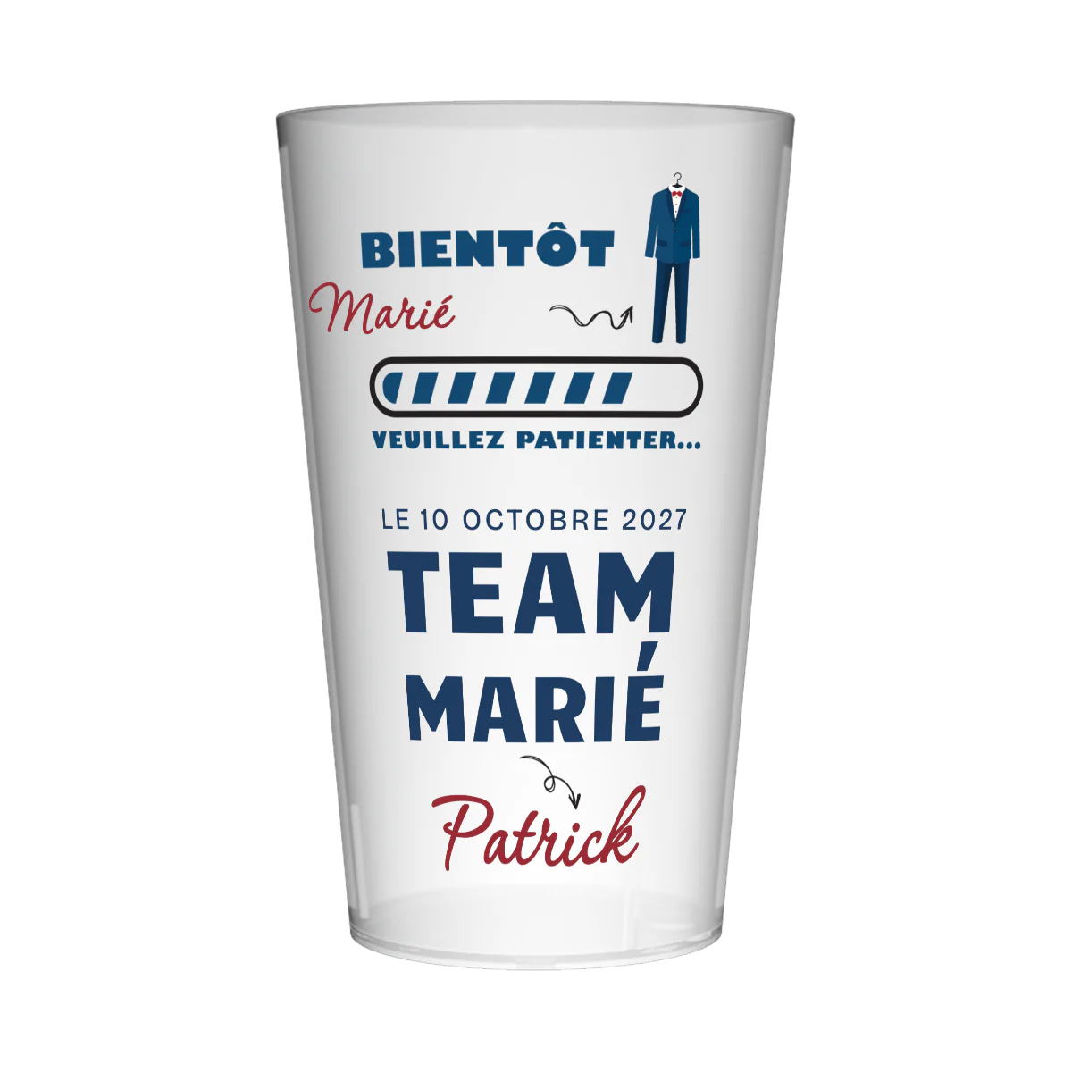 Gobelet personnalisé pour EVG Tenue