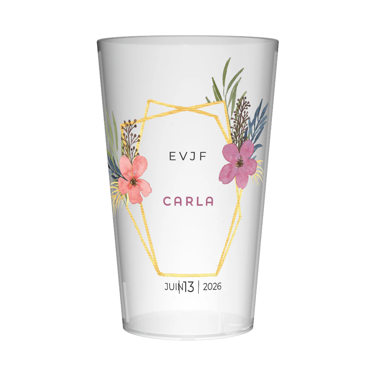 Gobelet personnalisé pour EVJF Chic