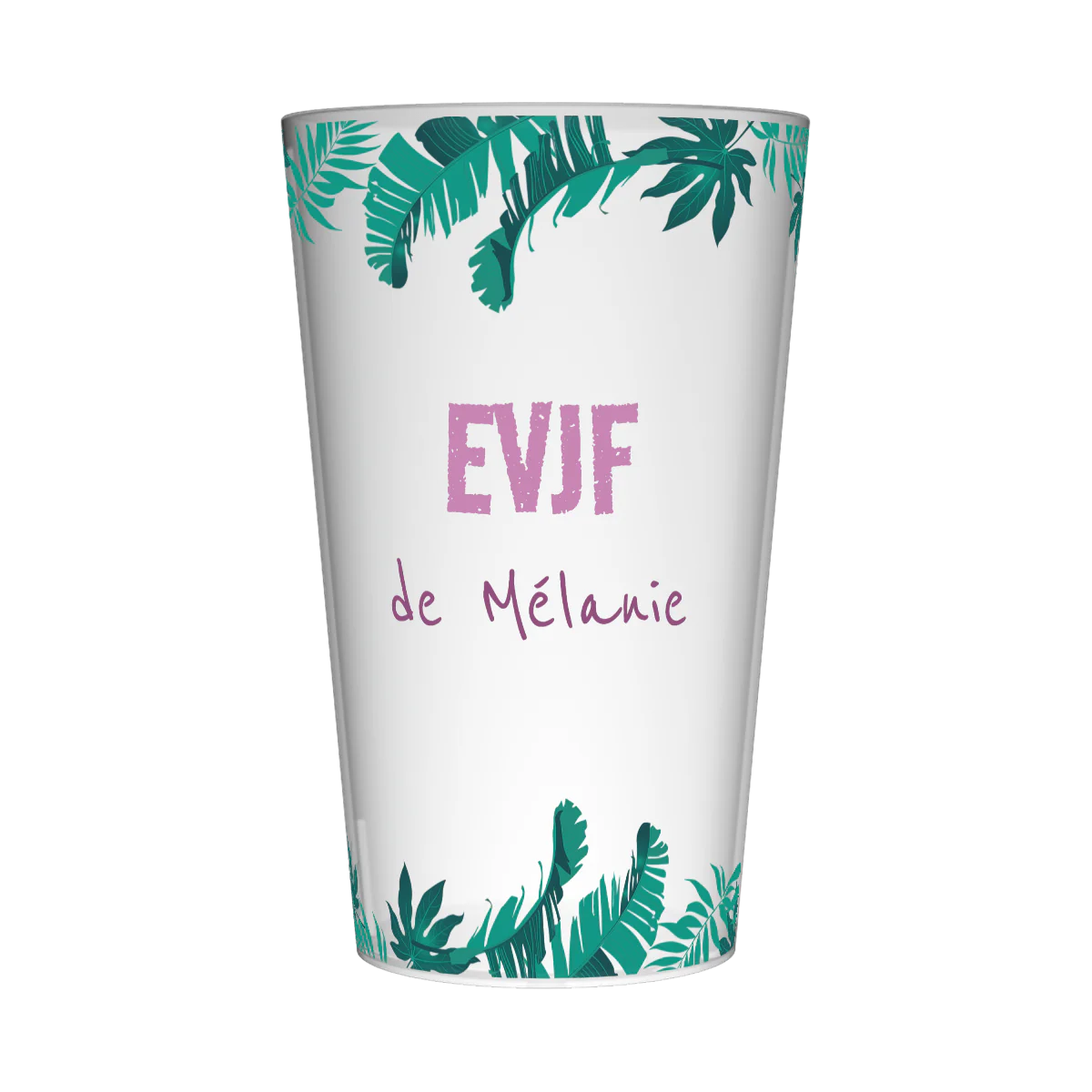 Gobelet personnalisé pour EVJF Jungle