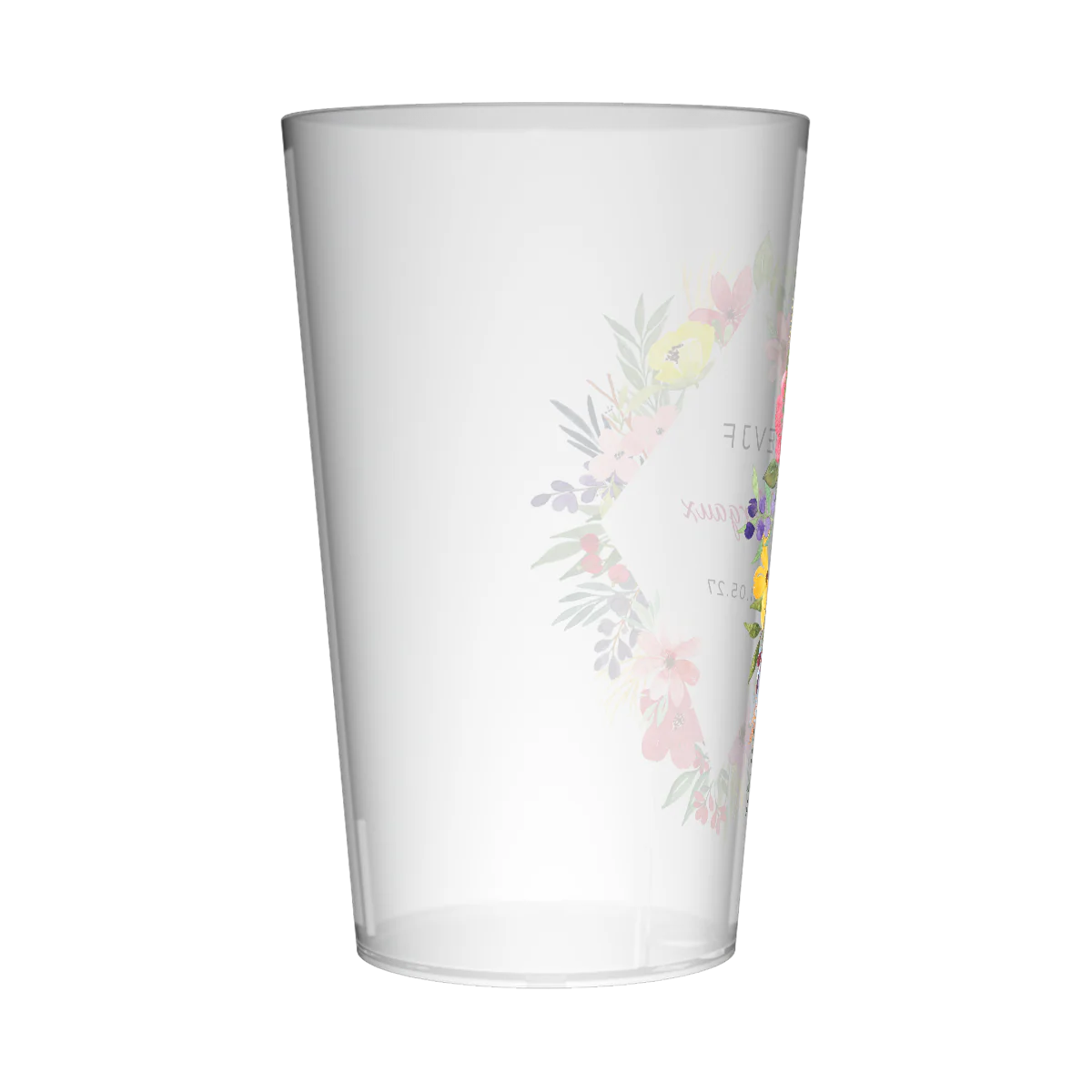 Gobelet personnalisé pour EVJF Losange de fleurs - Image 4