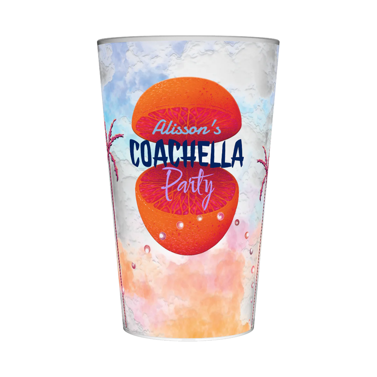 Gobelet personnalisé Soirée Coachella