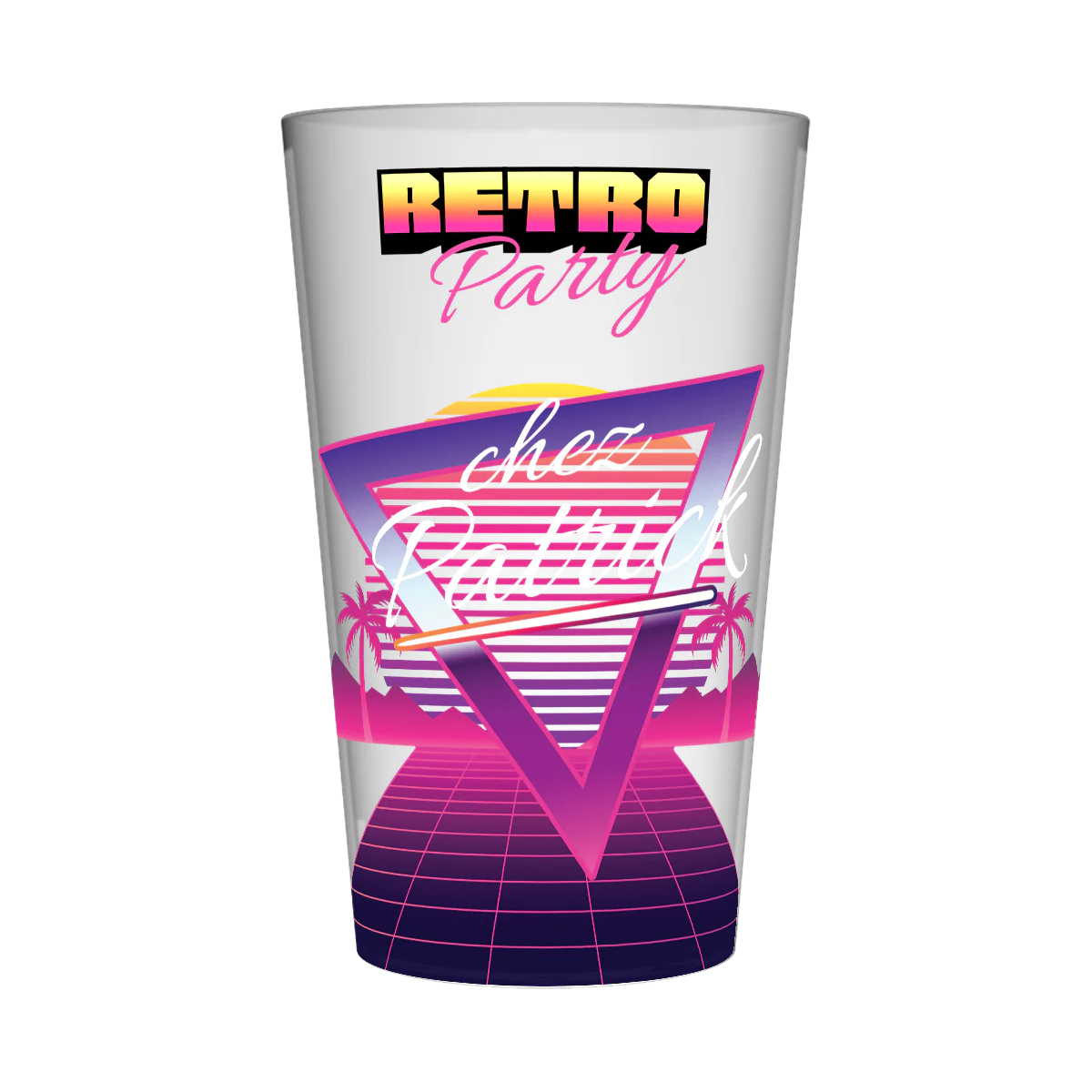 Gobelet personnalisé Soirée Retro Party