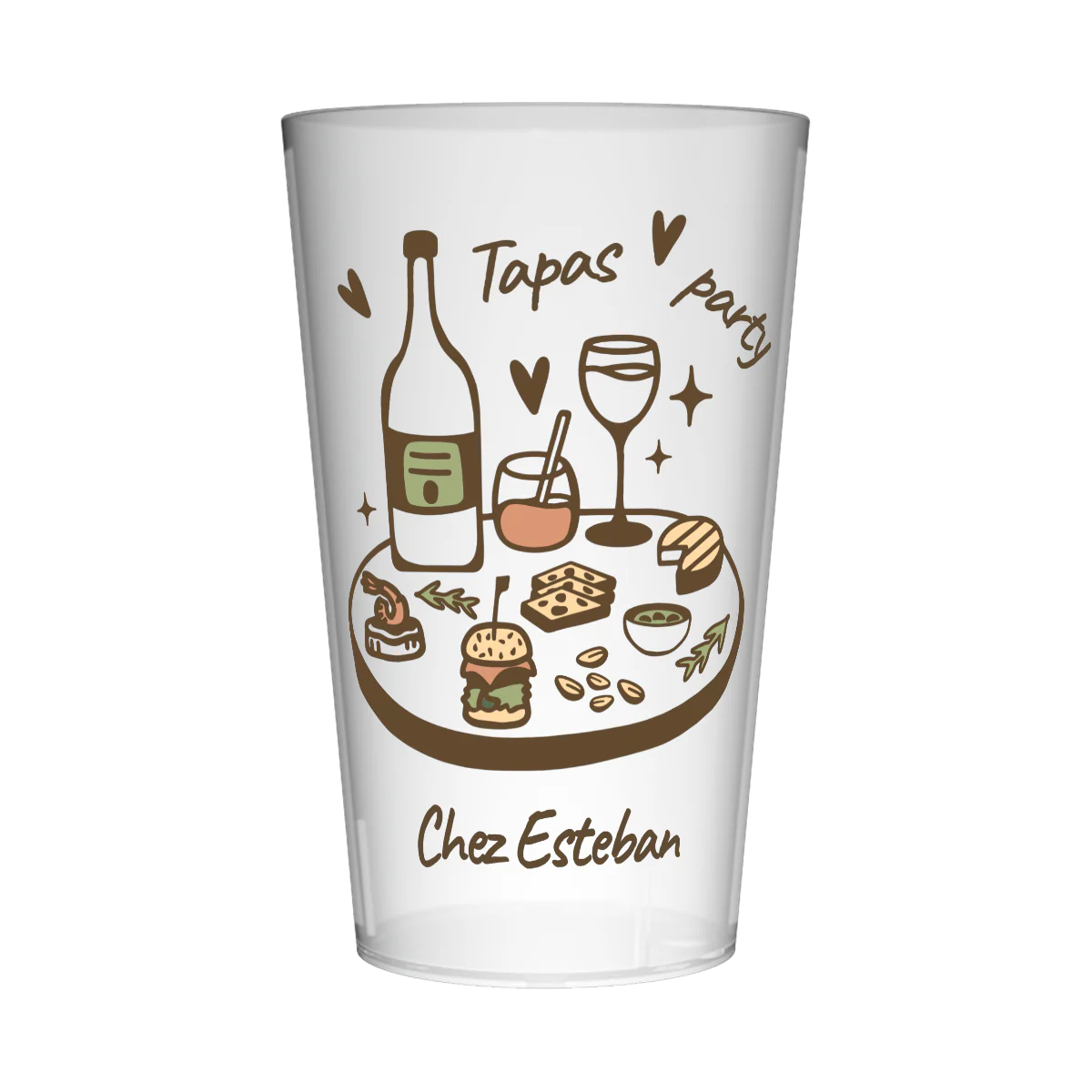 Gobelet personnalisé Soirée Tapas
