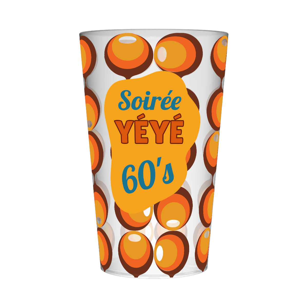 Gobelet personnalisé Soirée Yéyé