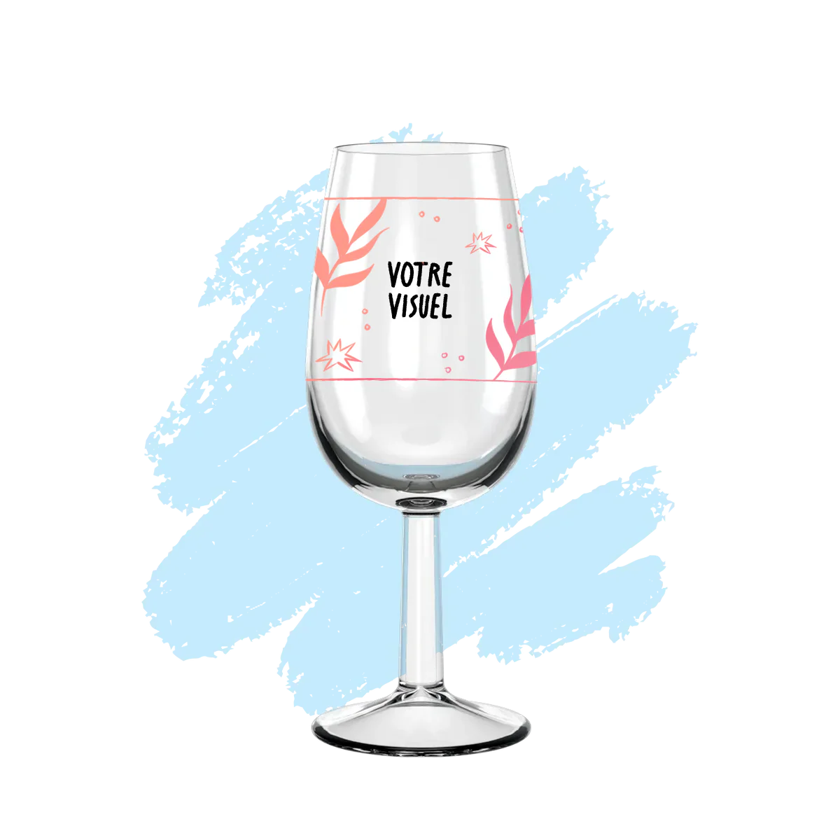 Verre à vin personnalisé Inao en verre